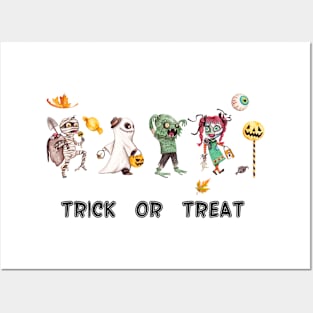 Halloween Trick or Treat and friends Posters and Art